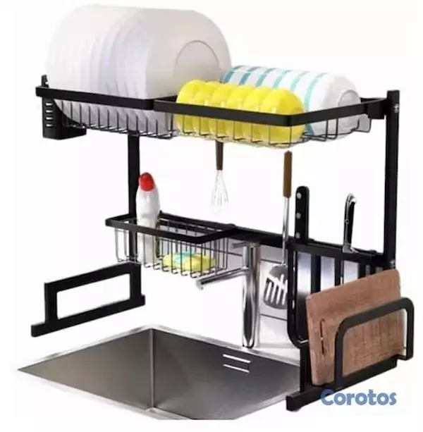 cocina - Escurridor de Platos y Vasos 65 cm de 1 Nivel Prác 2