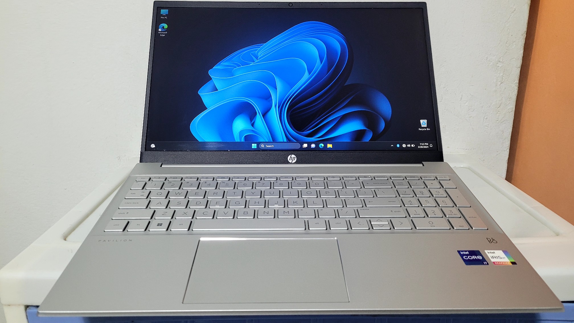 computadoras y laptops - Laptop hp 17 Pulg Core i7 11th Gen Ram 16gb ddr4 Disco 512gb SSD Video iris Pro  0