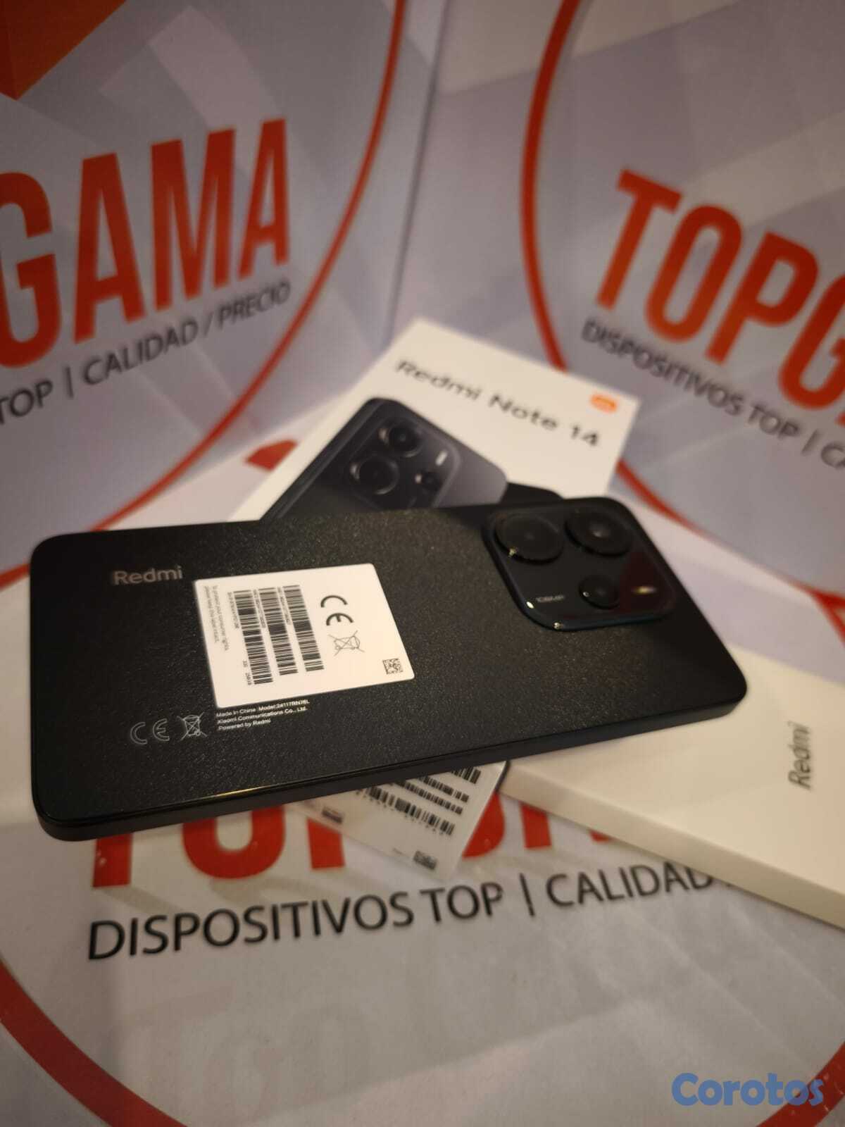 celulares y tabletas - REDMI NOTE 14 4G, 8GB RAM 256GB ROM  5