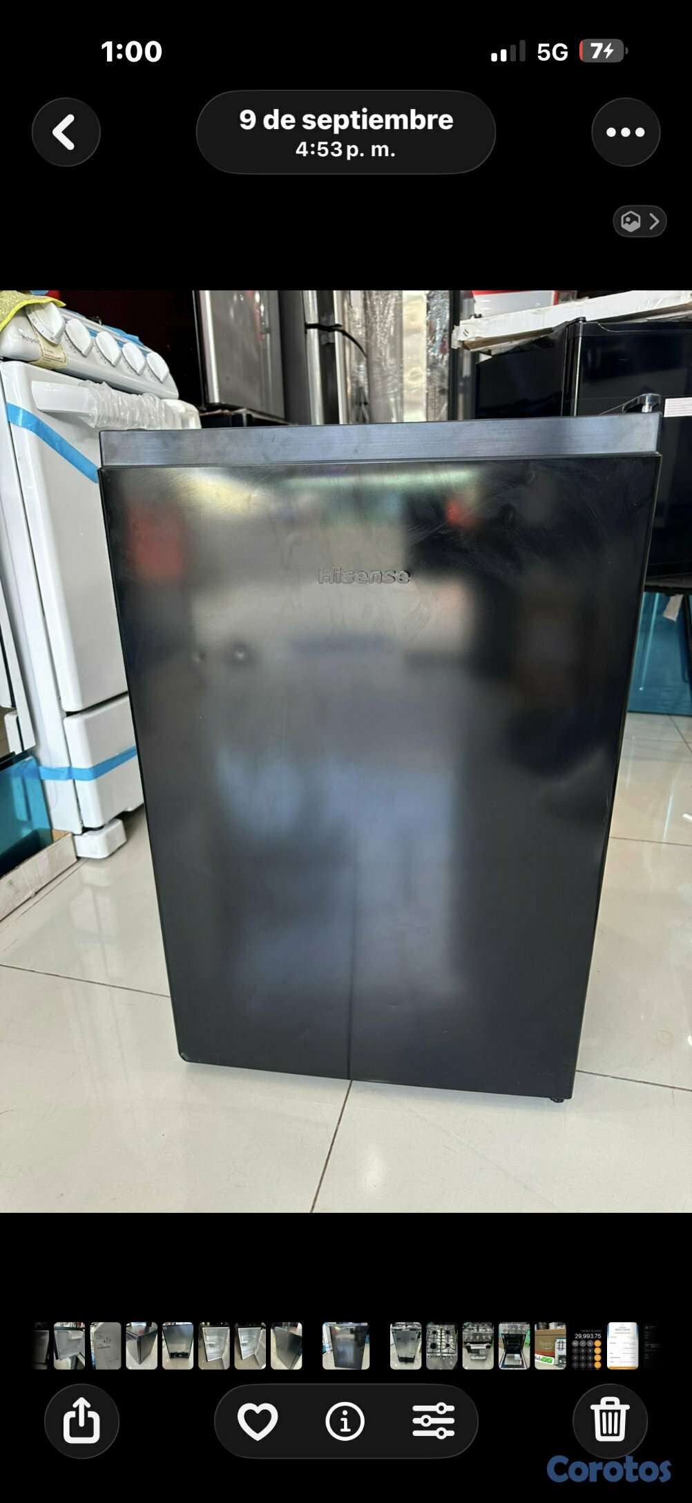 electrodomesticos - Neverita Ejecutiva Hisense Negra 1