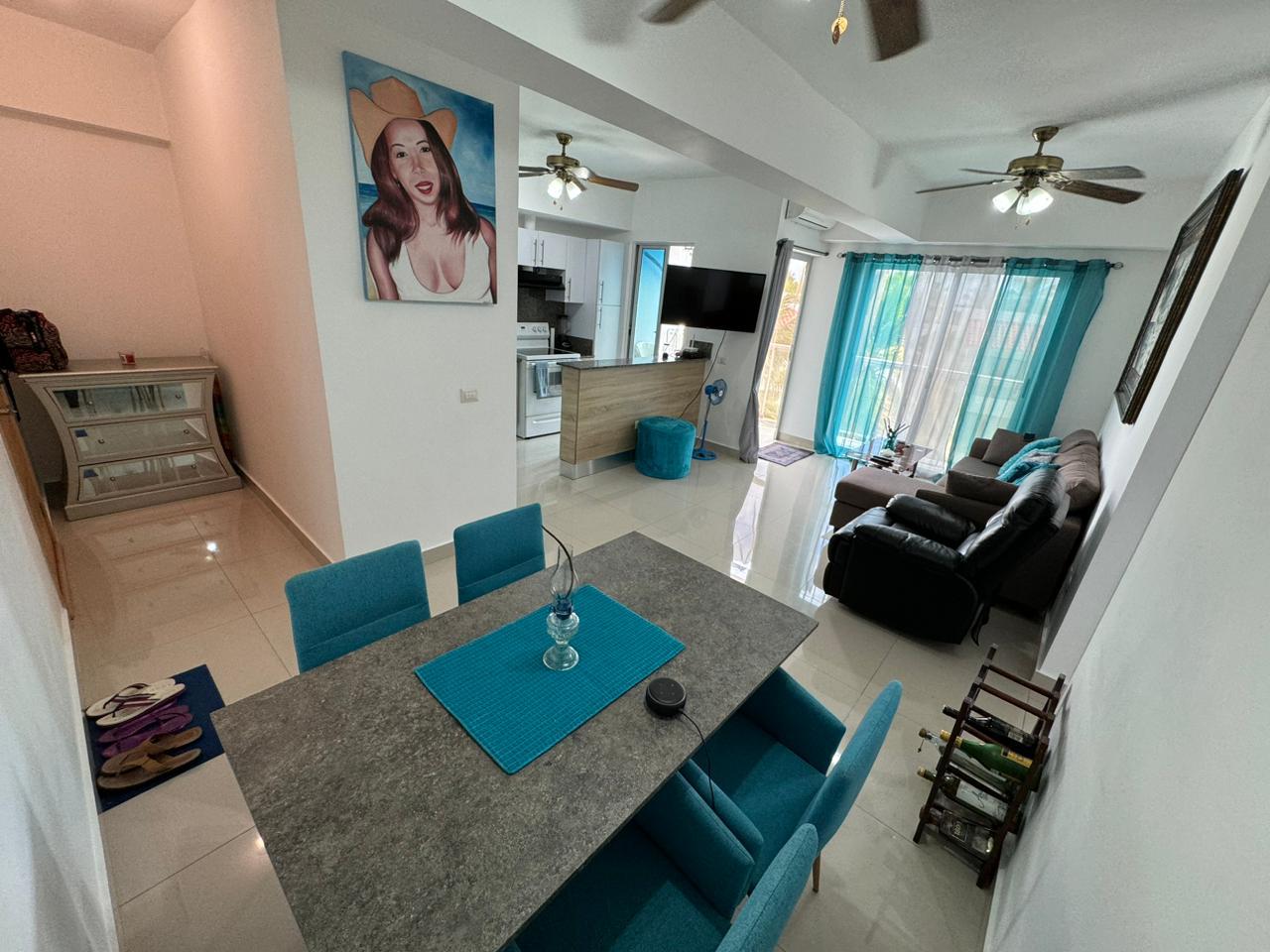 apartamentos - Apartamento Amueblado en Boca Chica 0