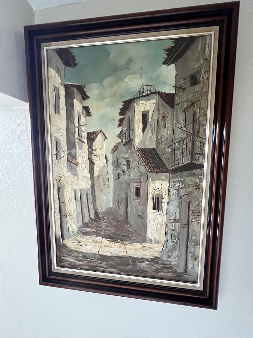 arte y antigüedades - Lienzo Español (Dos)