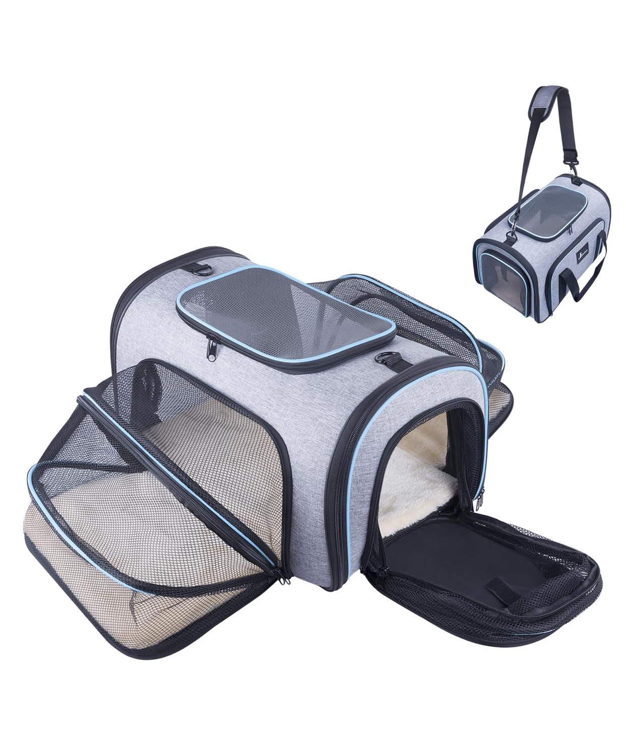 animales y mascotas - Bolso de transporte para perro o gato   2