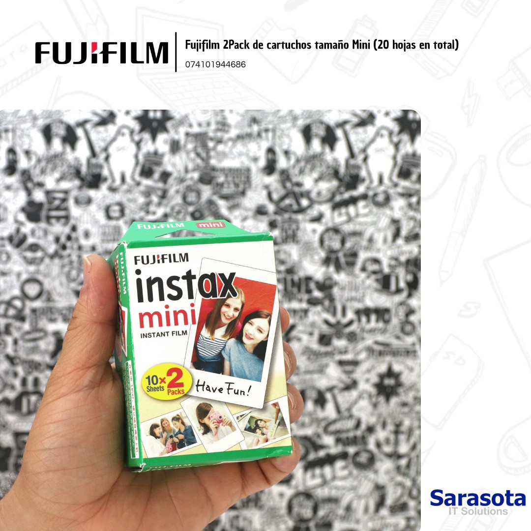accesorios para electronica - Instax mini 2 pack de cartuchos de 10 fotos  1
