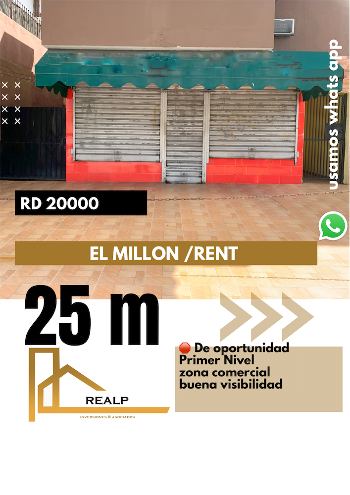oficinas y locales comerciales - Local primer nivel millon 0