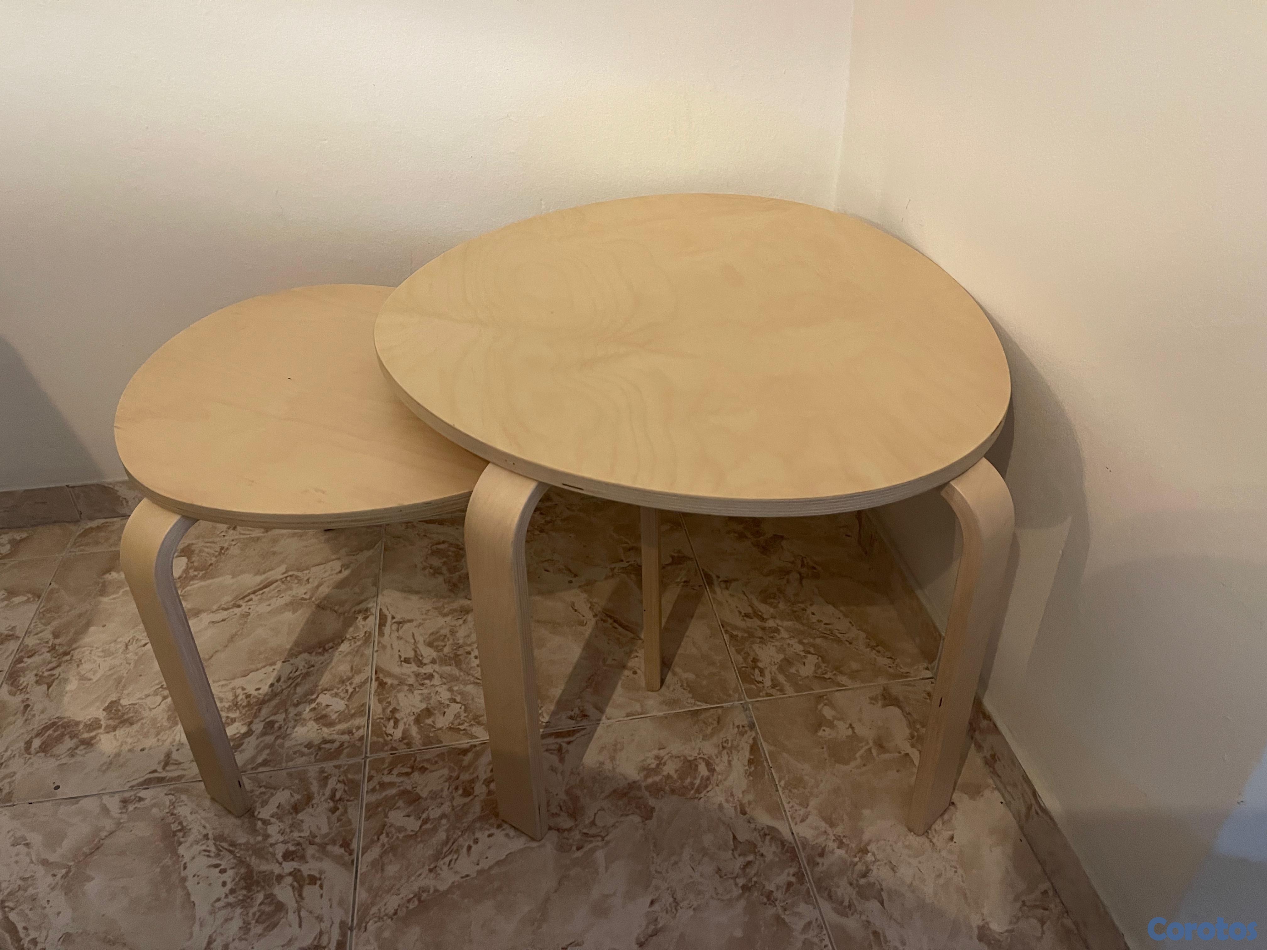 muebles y colchones - Vendo juego de mesas de centel