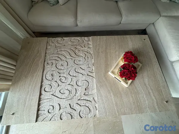 muebles y colchones - Mesa de centro de Marmol 2