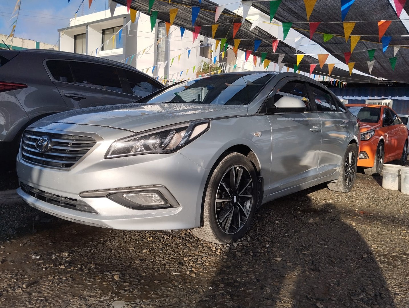 carros - HYUNDAI SONATA  2018 GRIS 3