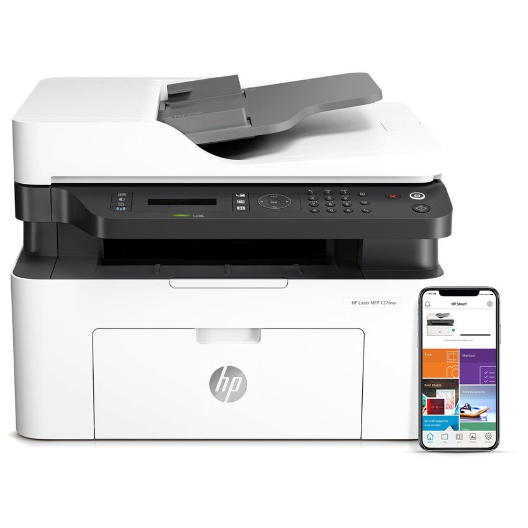 impresoras y scanners - MULTIFUNCIONAL LASER HP WI-FI LASERJET  MFP M137FNW IMPRESORA,ESCANER,COPIADORA 2