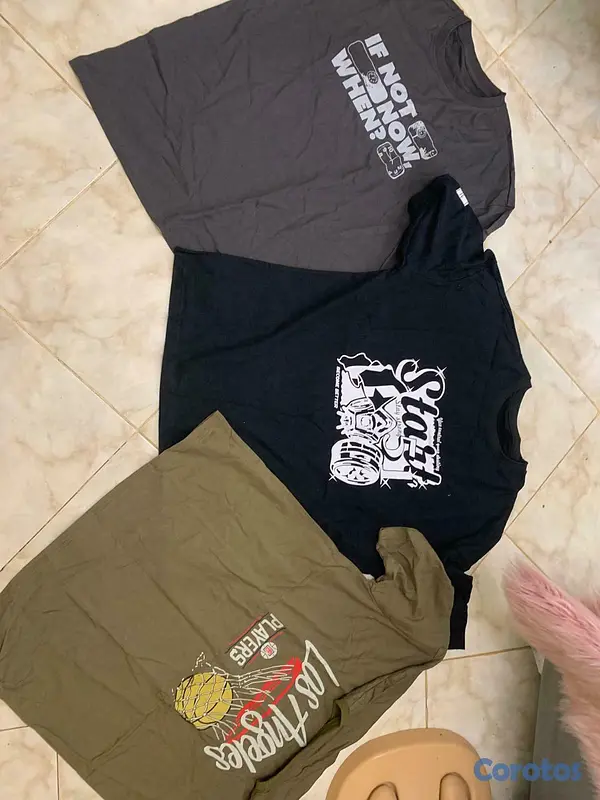 ropa para hombre - Vendo tichers de hombres al por mayor y detalle  2
