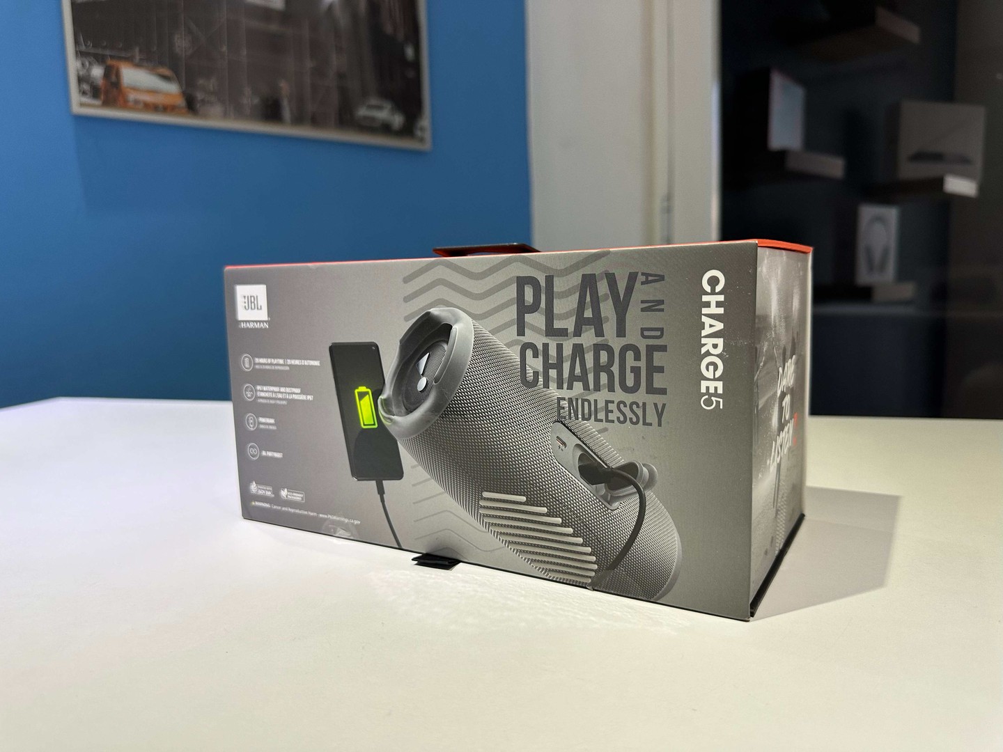 camaras y audio - Vendo Bocinas JBL Charge 5 Gray Nueva Sellada, 100% Originales, RD$ 10,300 NEG 1