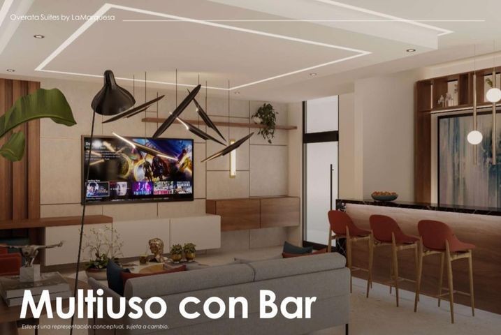 apartamentos - Apartamento en venta #23-1898 ascensor, parqueo cubierto, 1 dormitorio, walking  2