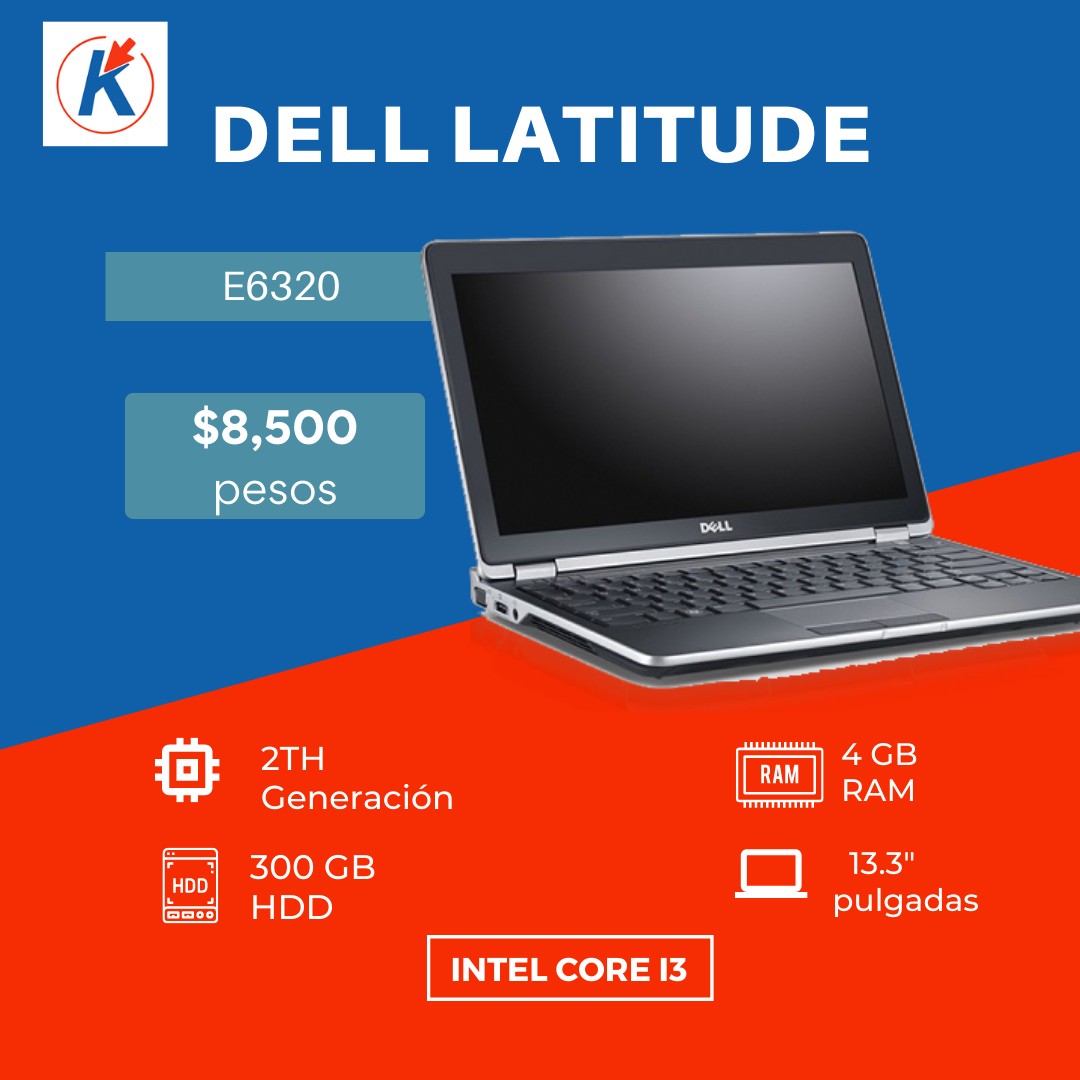 computadoras y laptops - LAPTOP DELL LATITUDE E6320