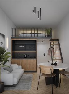 apartamentos - VENTA ESTUDIO AMUEBLADO A ESTRENAR-SECTOR NACO