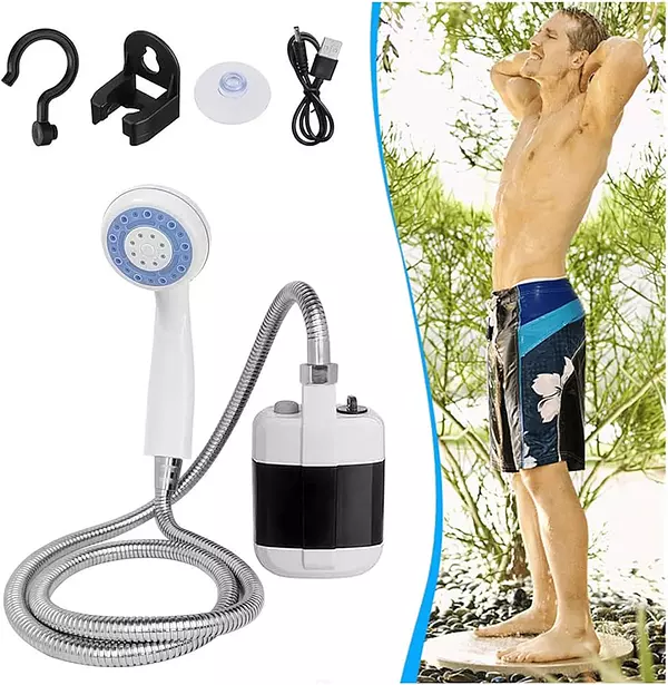 herramientas, jardines y exterior - Ducha Recargable Portatil 3