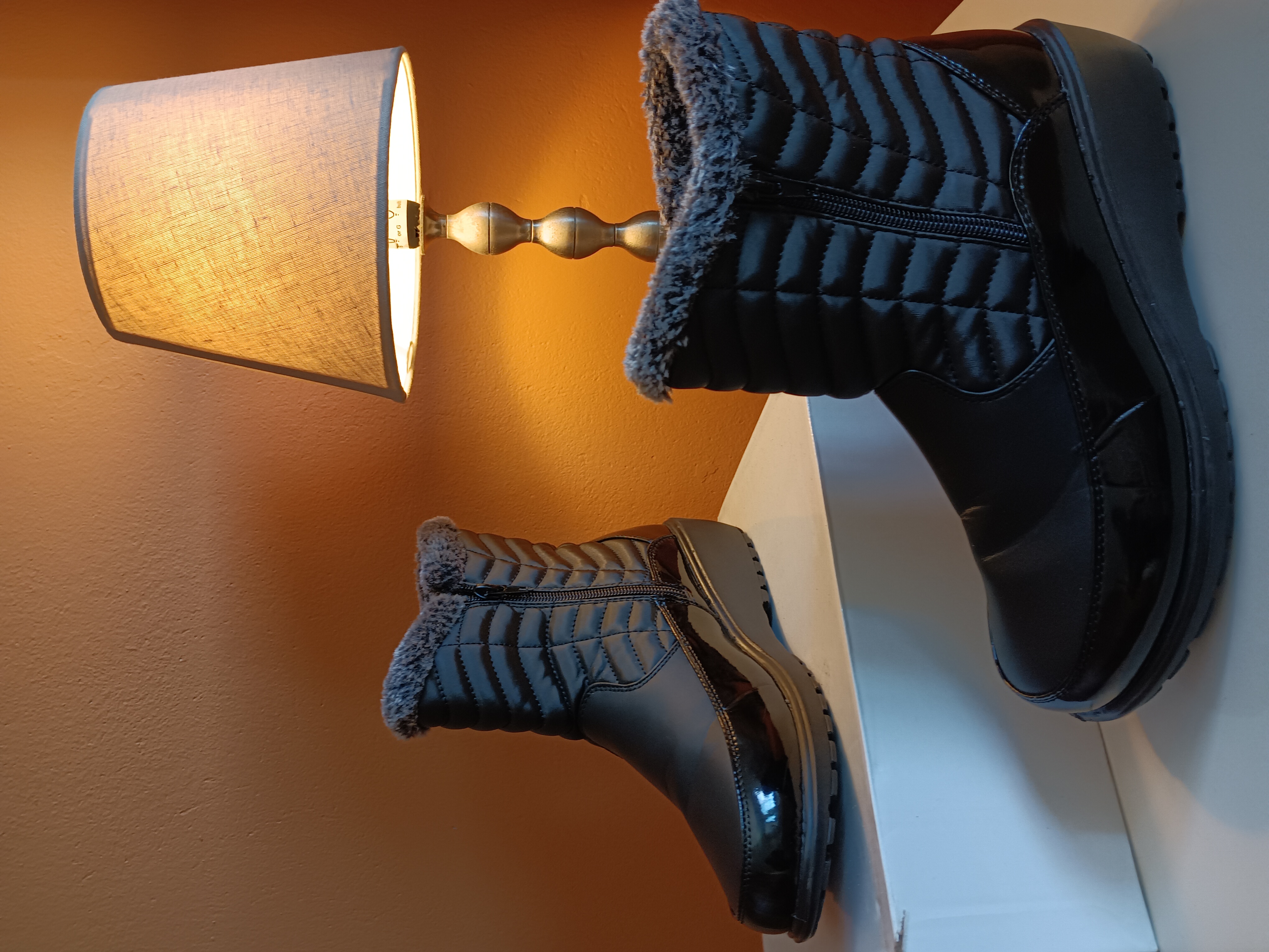 zapatos para mujer - Botas de nieve negras 1
