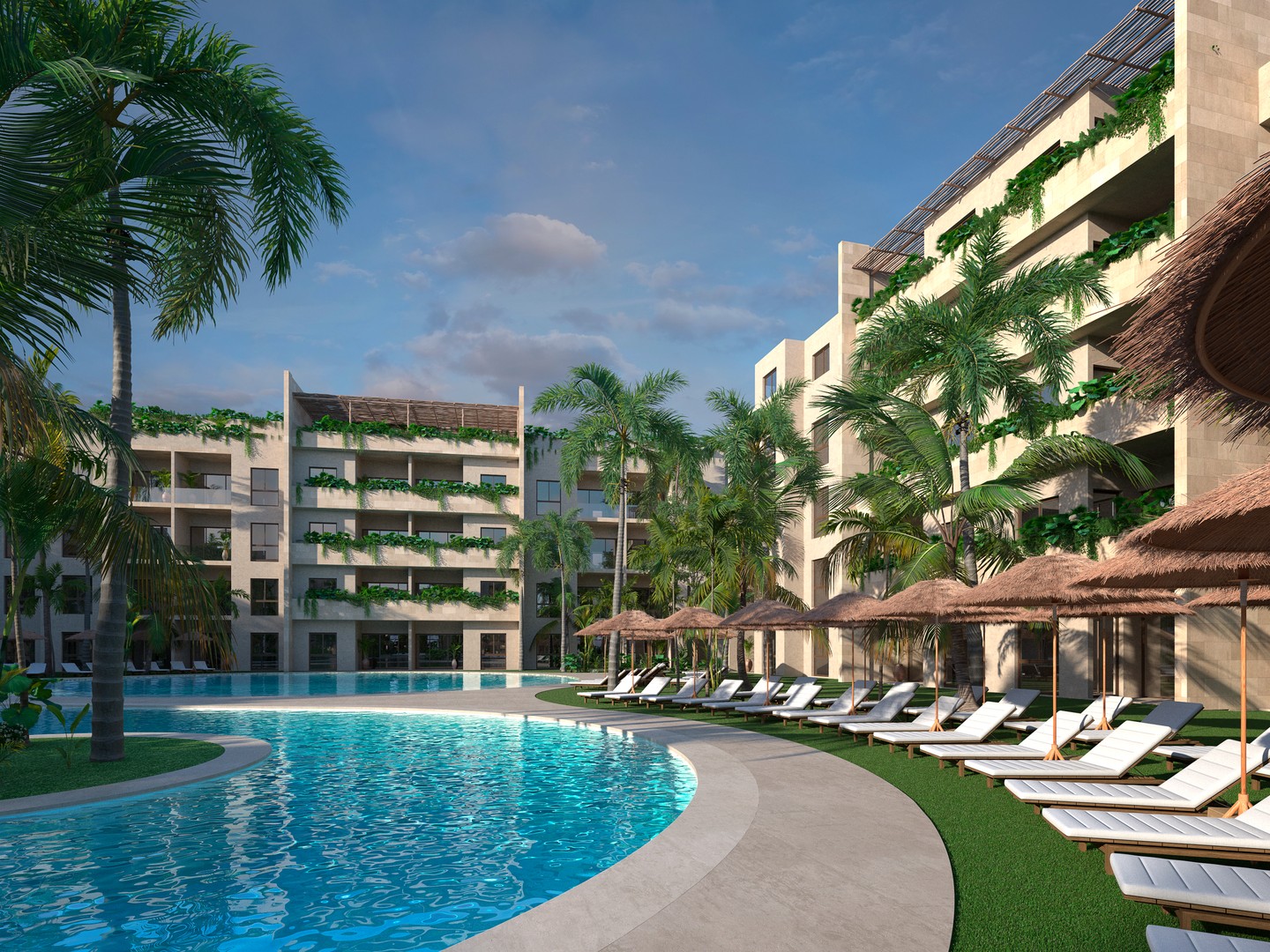 apartamentos - Proyecto de apartamentos y villas en venta en Punta Cana, a pasos de la playa. 