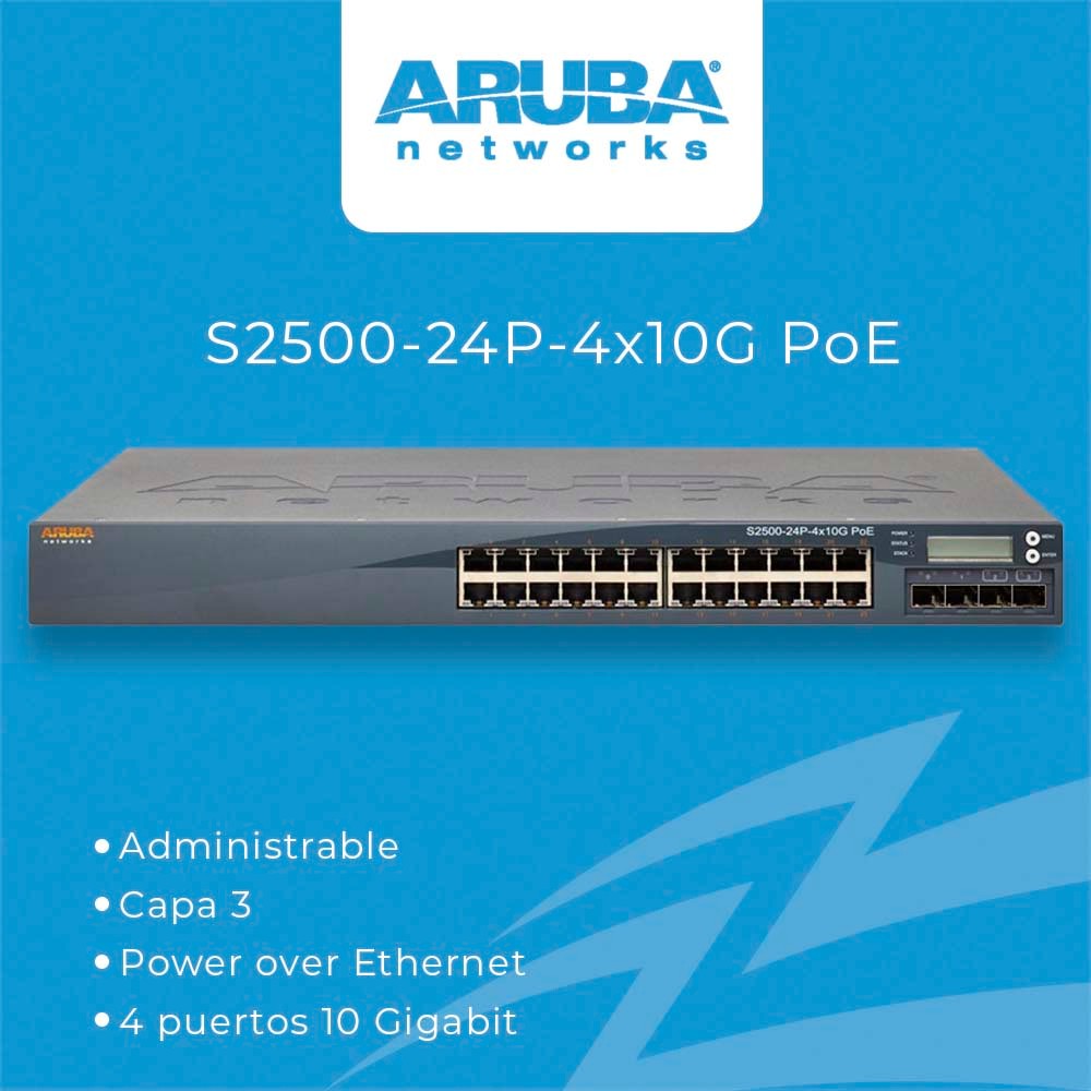 otros electronicos - SWITCH ARUBA S2500 24-48P