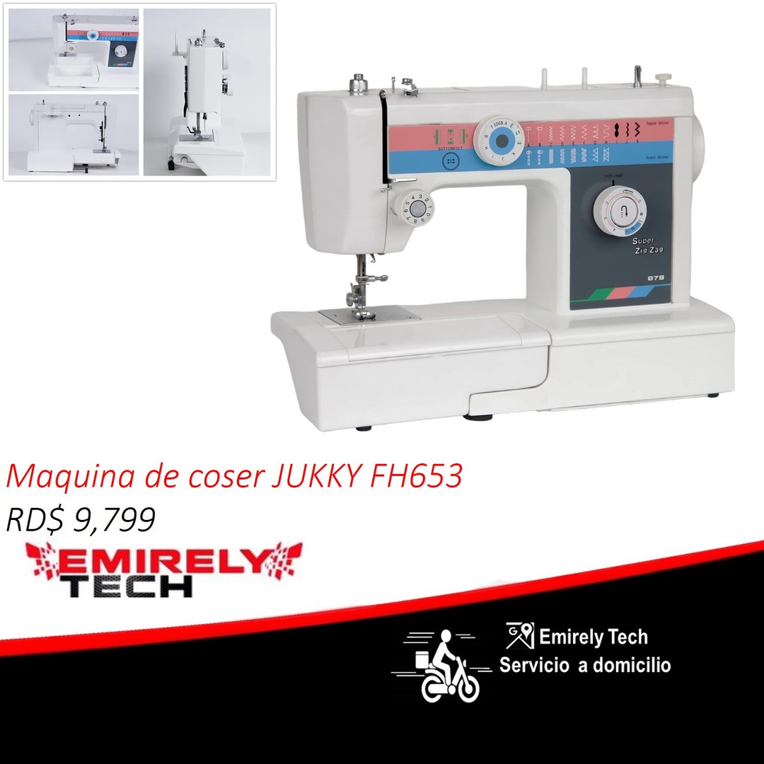 equipos profesionales - Maquina de coser Electrica multifuncional profesional JUKKY FH653