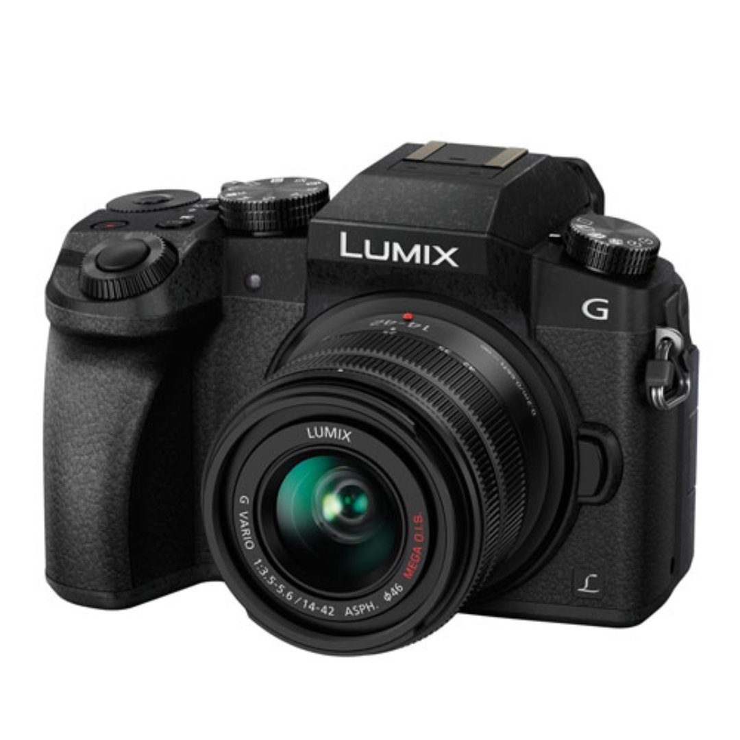 camaras y audio - Camara Panasonic Lumix G7 con Lente 14-42mm Video 4K Mirrorless Profesional