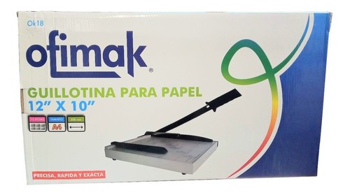 impresoras y scanners - CIZALLA,GUILLOTINA  CON BASE DE METAL 10 x12  GUIA MAGNETICA PARA EL AJUSTABLE 2