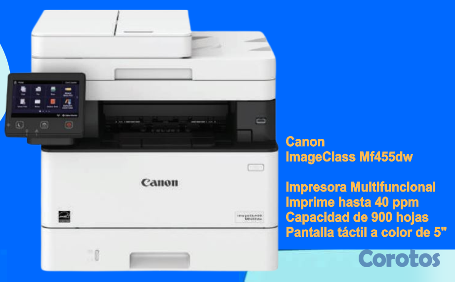 impresoras y scanners - Canon imageCLASS® MF455dw multifuncional laser B/N