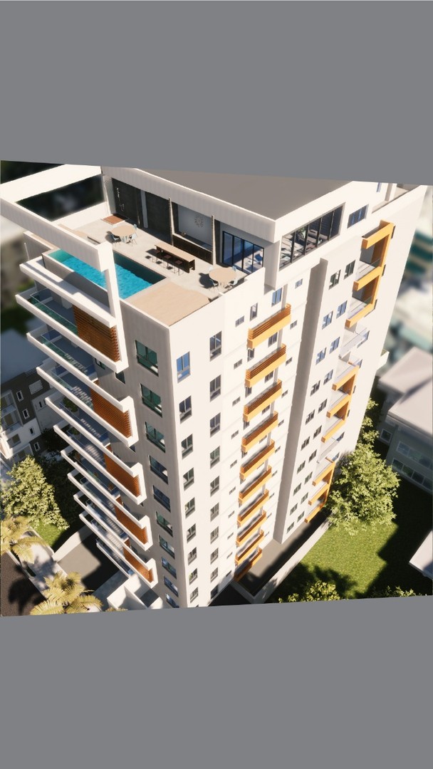 apartamentos - Proyecto de apartamentos en Bella Vista
Edificio con piscina y salón multiuso 1