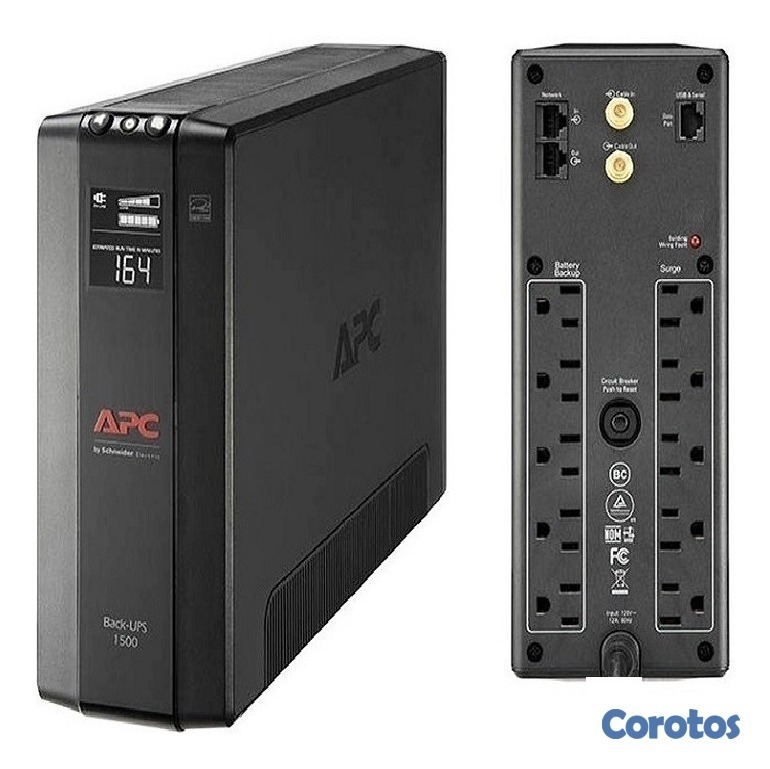 computadoras y laptops - UPS APC BX1500M-LM60 BACK-UPS PRO, 1.5KVA(1500VA), 900 WATTS