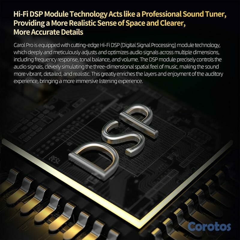 camaras y audio - KZ Carol Pro TWS Earbuds Bluetooth 5.4, LDAC, ANC 6