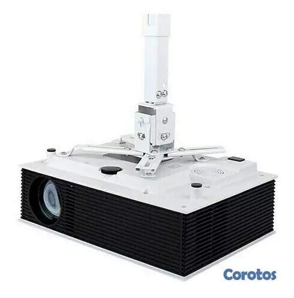 computadoras y laptops - SOPORTE BASE PARA PROYECTOR KLIPX BLANCA DE TECHO  2