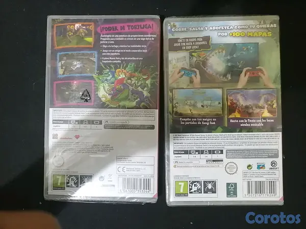 consolas y videojuegos - Rayman Legends Definitive Edition Sellado+Ninja Turtles Mutantes Desencadenados  2