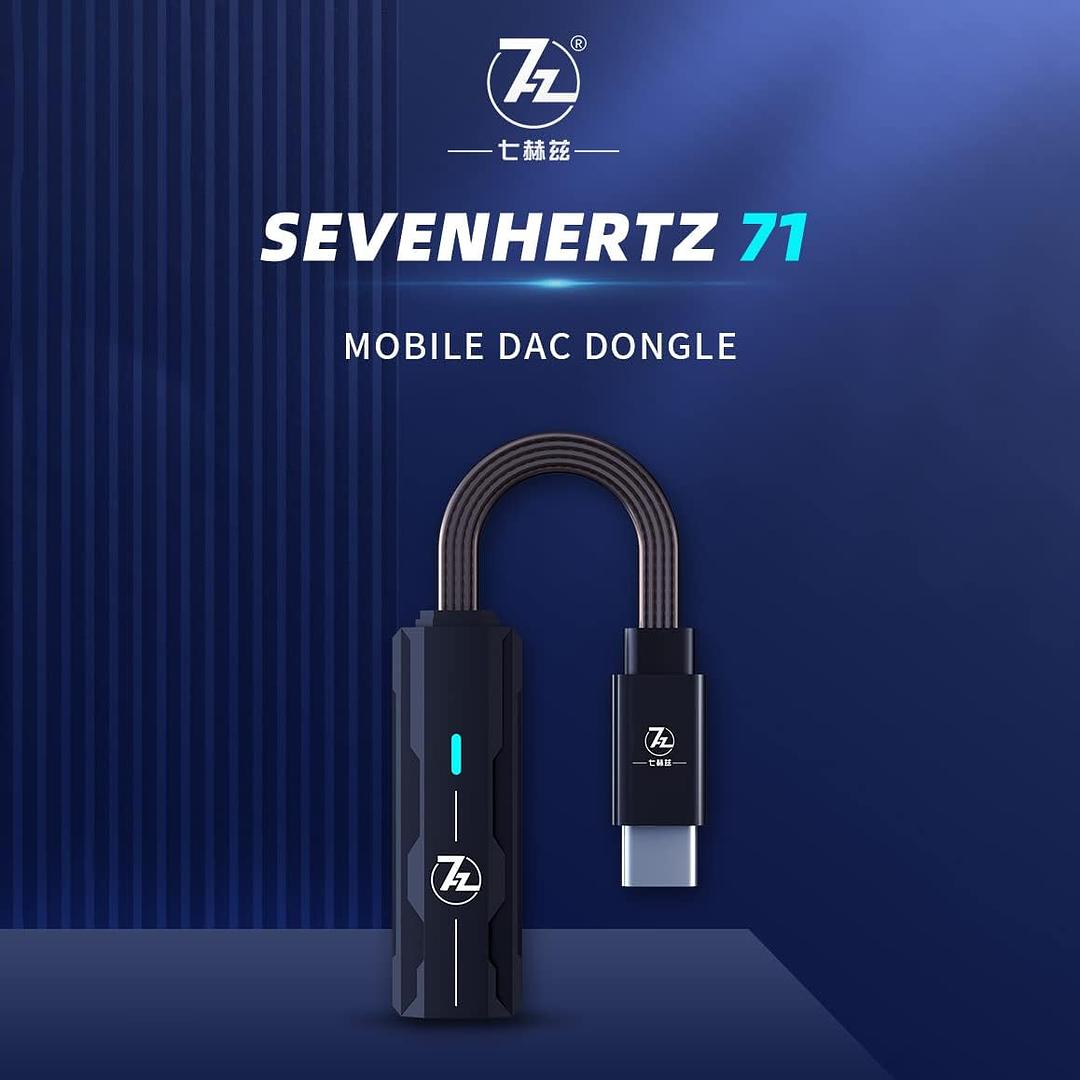 camaras y audio - 7Hz 71 Dongle DAC Amplificador auriculares AKM4377 0