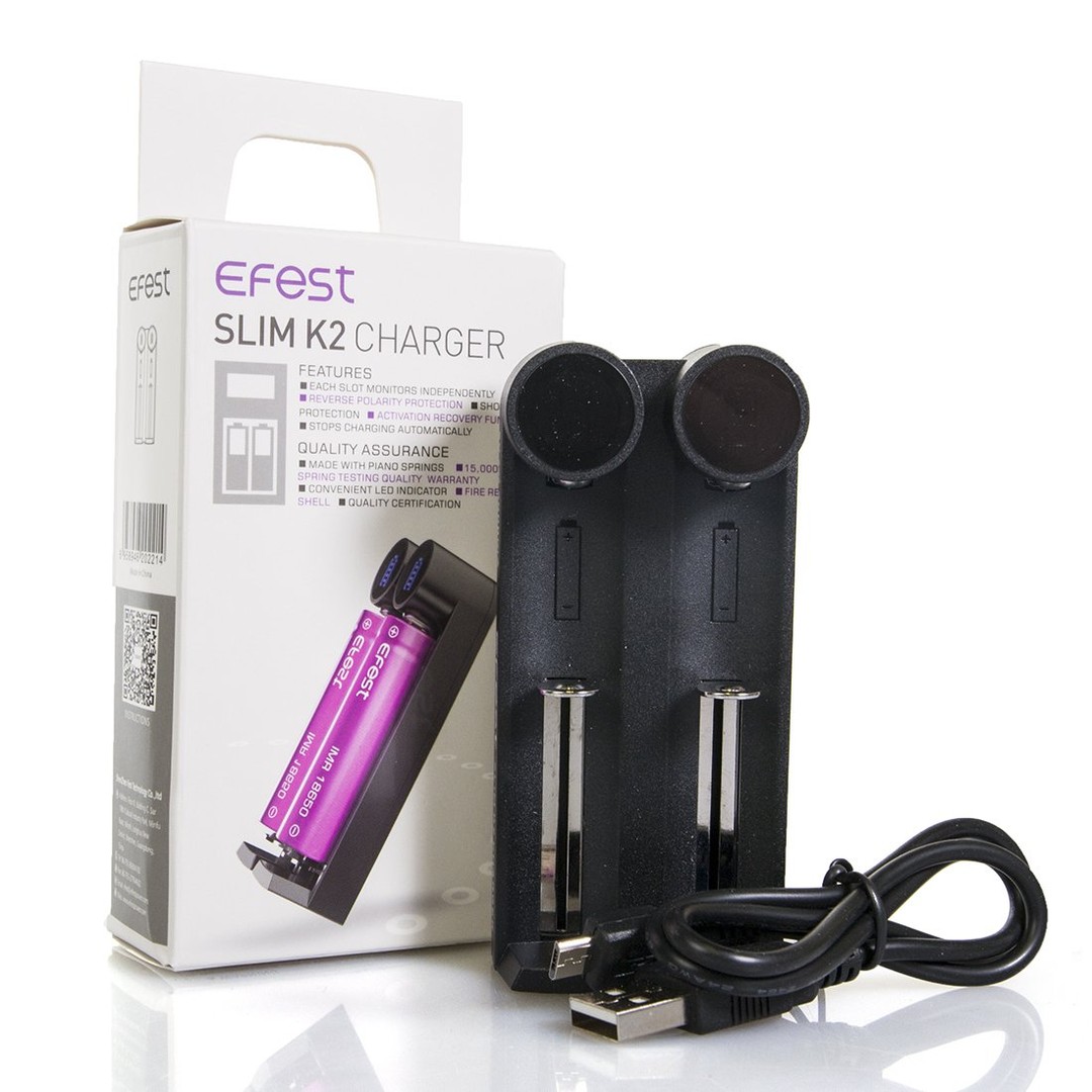 Artículos Deportivos - CARGADOR DE BATERIAS EFEST SLIM K2 CHARGER.