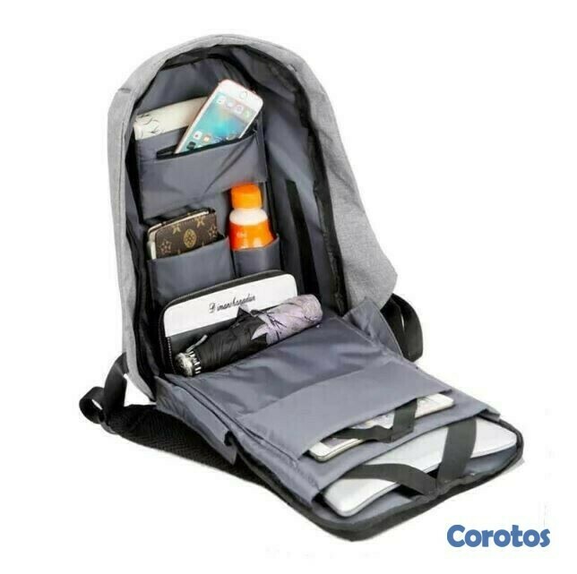 carteras y maletas - Mochila antirrobo impermeable con puerto de carga USB 5