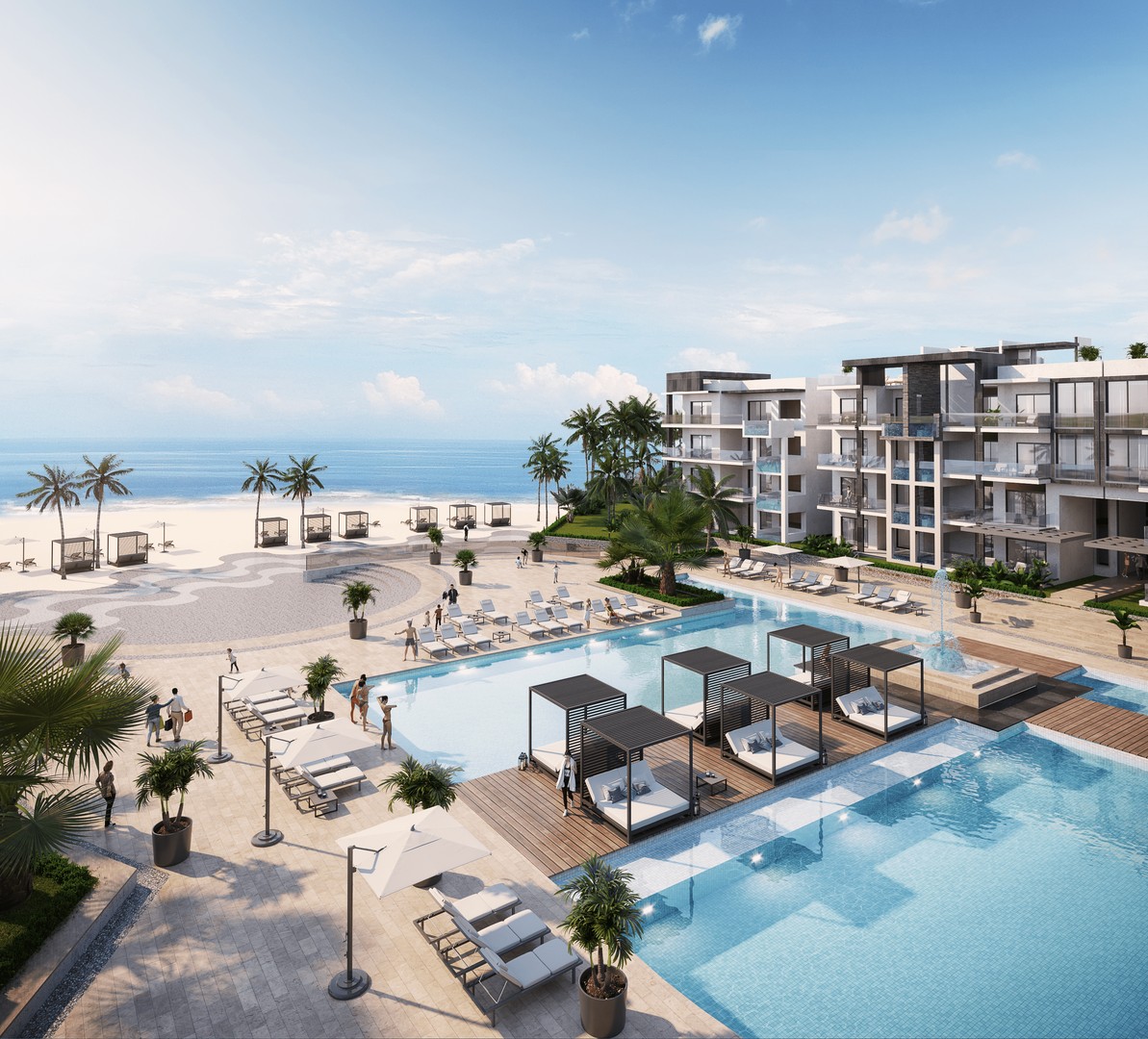 apartamentos - Apartamentos en  la playa Punta Cana. 