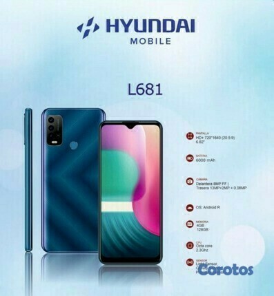celulares y tabletas - Telefono  Hyundai L681 de 128GB 1