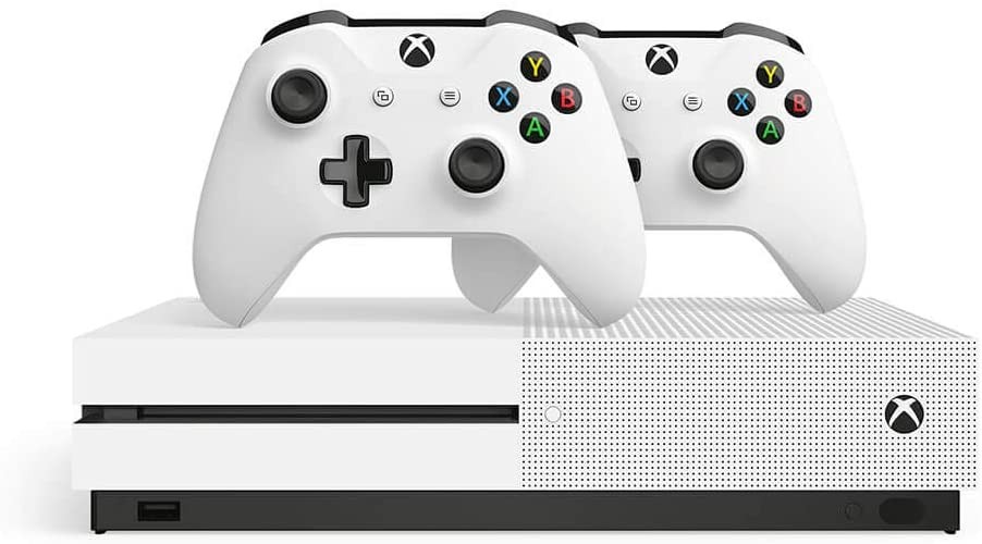 consolas y videojuegos - Xbox One S 1TB Consola y 2 Controles inalámbricos Y 3 juegos en su caja