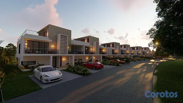 apartamentos - Vendo Espectacular Townhouse con vista al campo de 2
