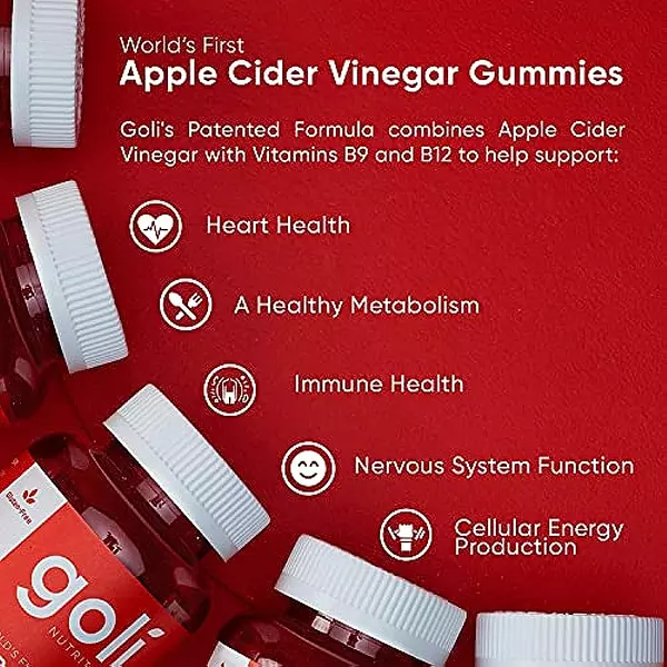 Salud y Equipamiento Médico - Vinagre Sidra De Manzana Gummy Vitamins De Goli Nutrition 2