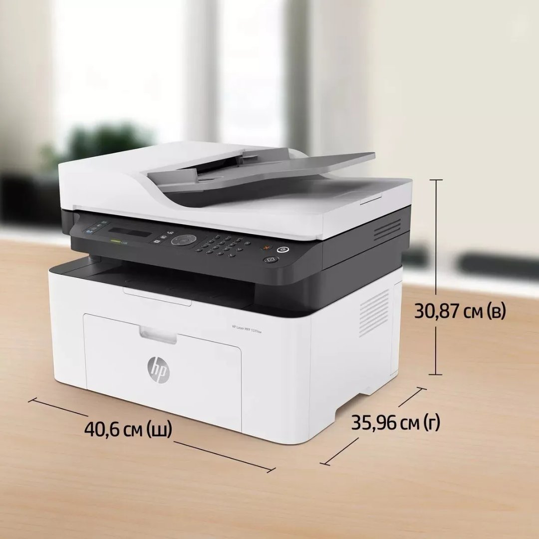 impresoras y scanners - MULTIFUNCIONAL LASER HP WI-FI LASERJET  MFP M137FNW IMPRESORA,ESCANER,COPIADORA 3
