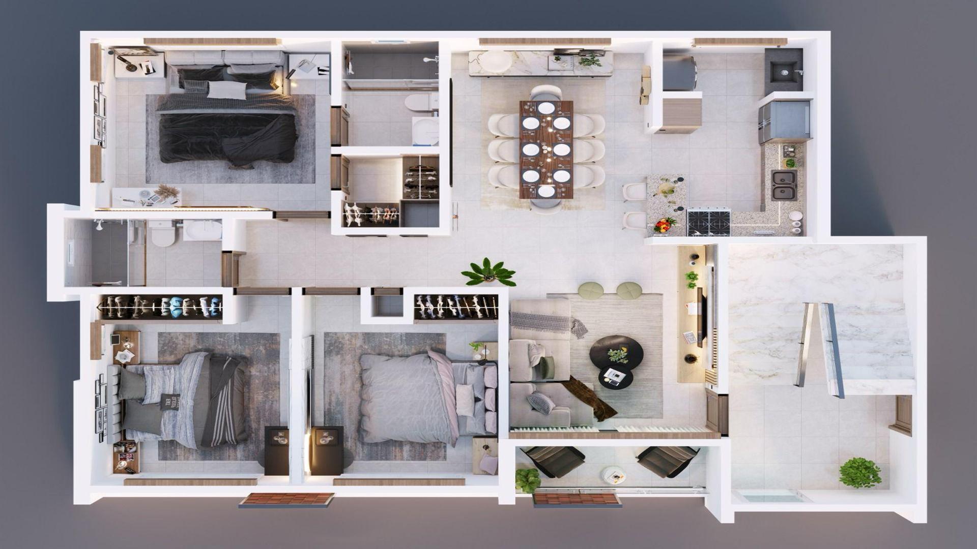 apartamentos - Residencial Toledo – Apartamentos y Penthouses Modernos en Santiago 7
