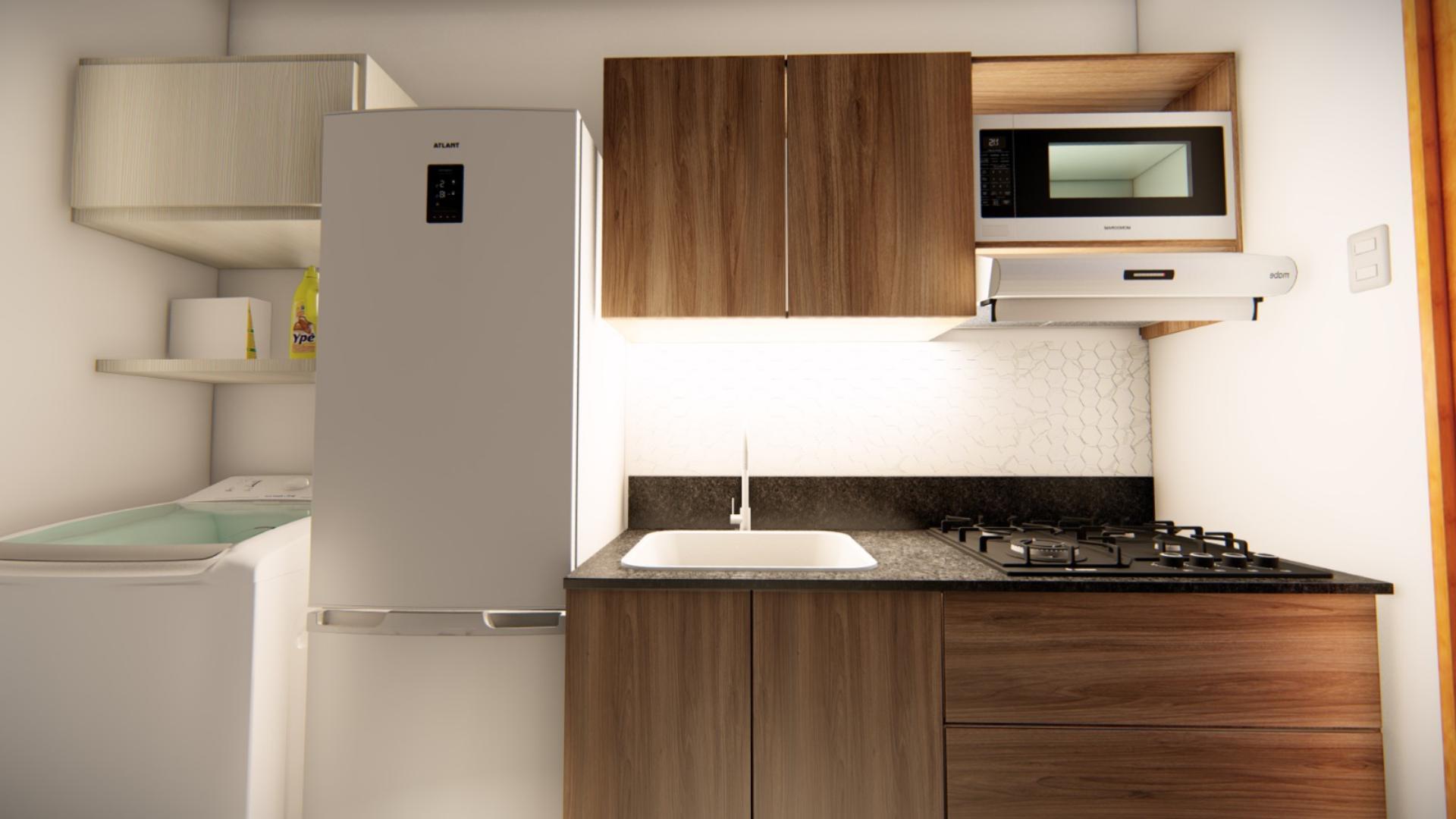 apartamentos - VENTA ESTUDIO AMUEBLADO A ESTRENAR-SECTOR NACO 1