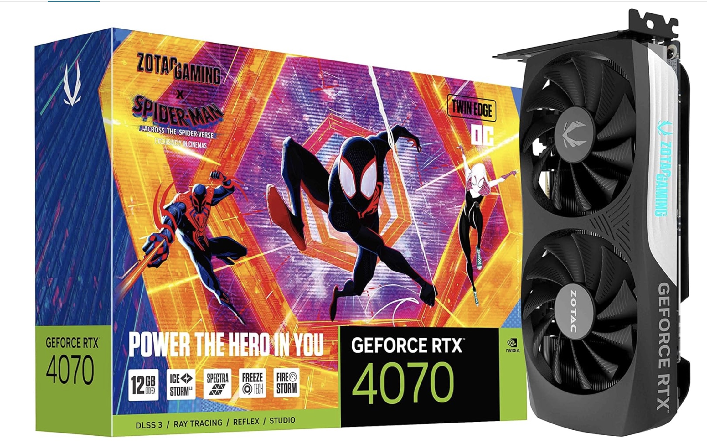 accesorios para electronica - ZOTAC Gaming GeForce RTX 4070 Twin Edge OC