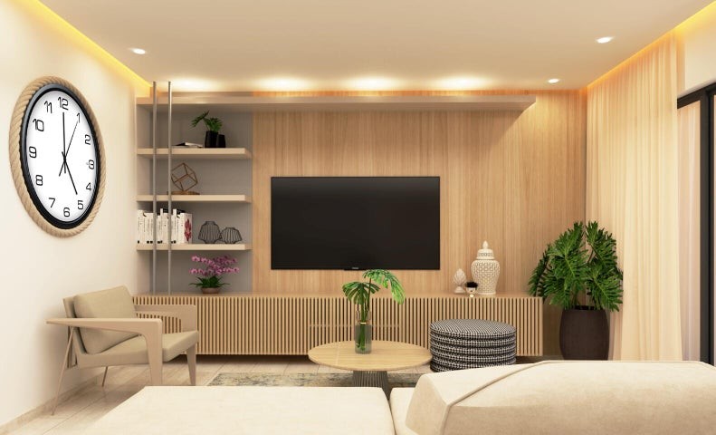 apartamentos - Proyecto en venta Punta Cana #24-1753 un dormitorio, parqueo, áreas sociales.

 8