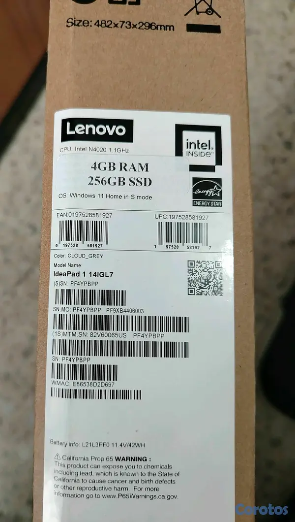 computadoras y laptops - Laptop Lenovo nueva con las 3 B 3