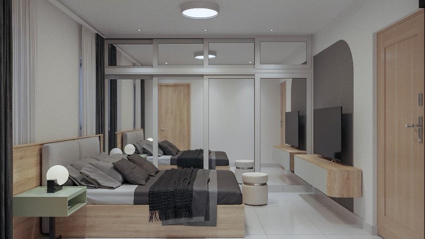 apartamentos - Proyecto en venta Punta Cana #24-893 un dormitorio, áreas sociales. 3