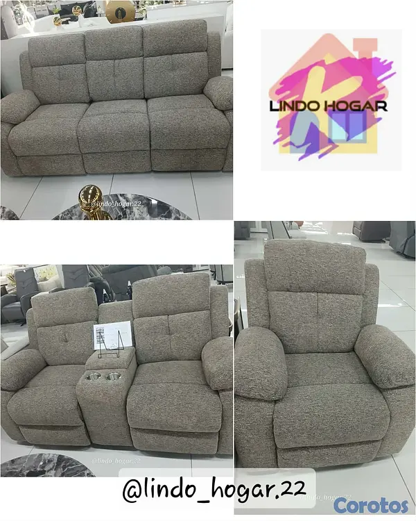 decoración y accesorios - Sofá reclinable su per cómodo y calidad primium  3