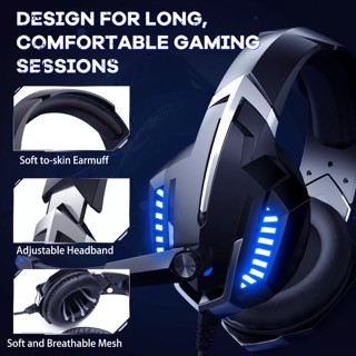 otros electronicos - Auriculares Onikuma K18 con cancelación de ruido, audifono con micrófono Gamer  3
