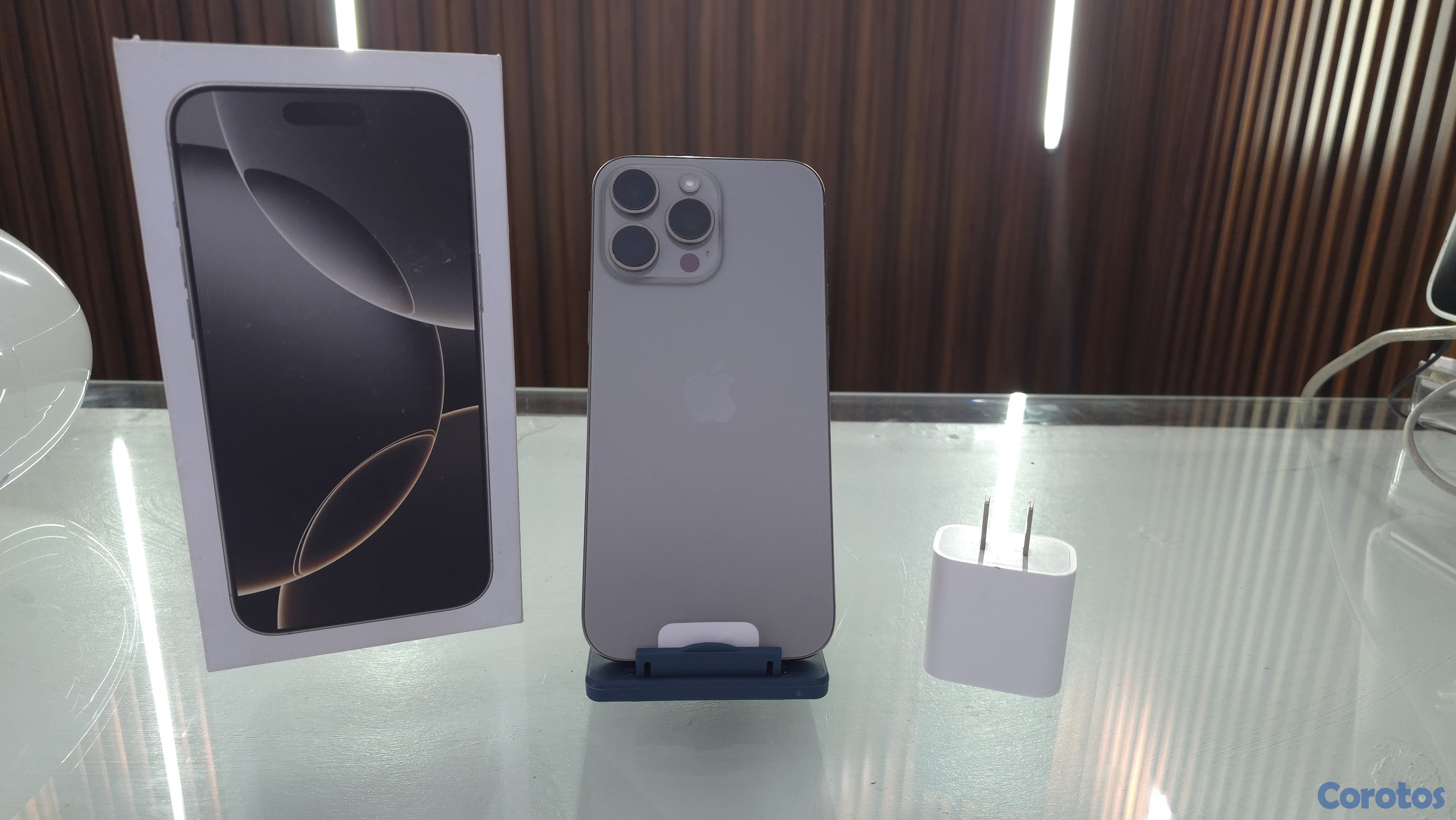 celulares y tabletas - iPhone 16 Pro Max 256GB Natural Sim Fisico en caja 3