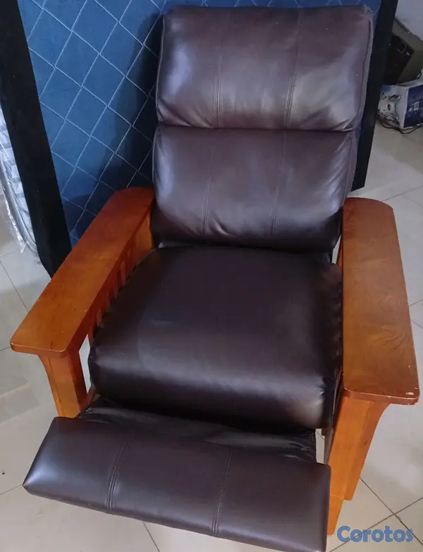 muebles y colchones - sillón reclinable importado  2